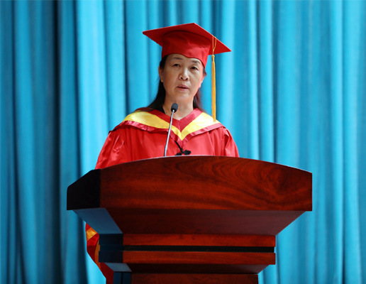 校长王雪云讲话