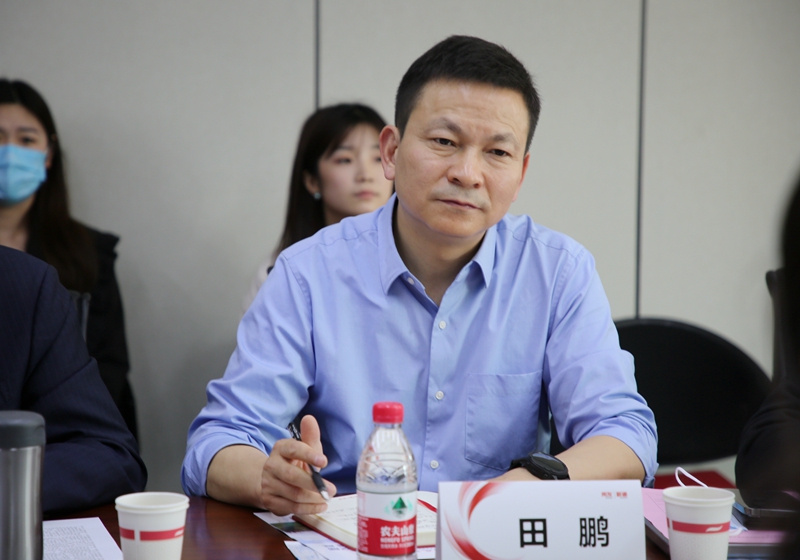 新道科技股份有限公司副总裁田鹏介绍公司情况